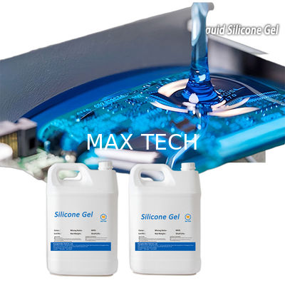 6605 high temperature electrical insulation Clear/ Blue waterproof cable junction box silicone gel