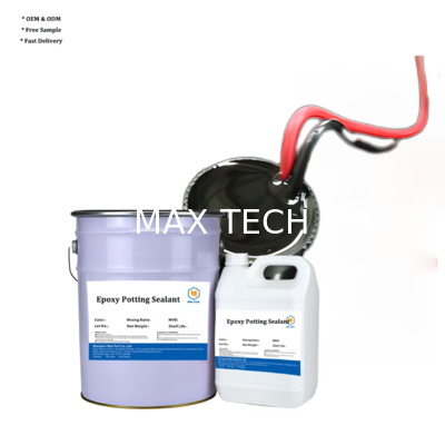 Two-component High Hardness Black Epoxy Resin Potting Adhesive Electronic Devices Electronic Components Epoxy Resin Potting