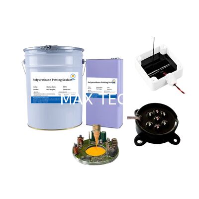 High Thermal Conductivity White PU Potting Adhesive for PCB/LED - Waterproof, Shockproof, Fast Curing Sealant