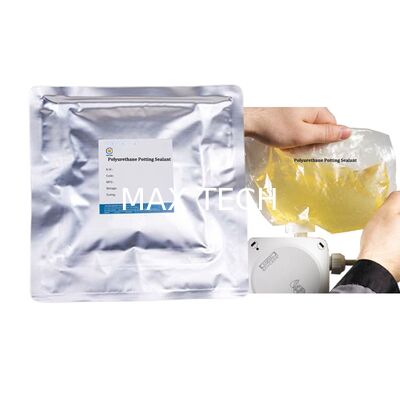 High Thermal Conductivity White PU Potting Adhesive for PCB/LED - Waterproof, Shockproof, Fast Curing Sealant