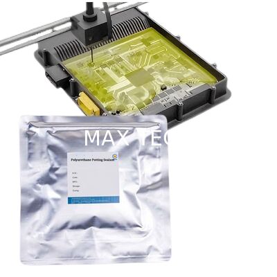 High Thermal Conductivity White PU Potting Adhesive for PCB/LED - Waterproof, Shockproof, Fast Curing Sealant