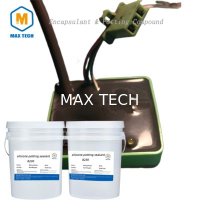 Alta conductividad térmica 2.0 W/mK Impermeable 1:1 Compuesto de silicona de alta conductividad térmica de dos componentes