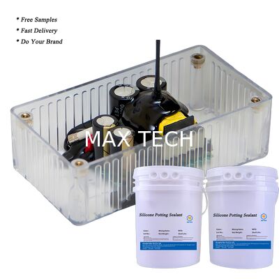 Two-Component 2.0~3.0W/Mk Power Supply PCB CPU New Energy Sealing Potting Compound Electronic Components Silicone Ab Glue