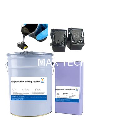 High Thermal Conductivity White PU Potting Adhesive for PCB/LED - Waterproof, Shockproof, Fast Curing Sealant
