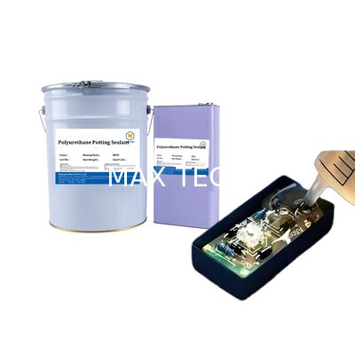 High Thermal Conductivity White PU Potting Adhesive for PCB/LED - Waterproof, Shockproof, Fast Curing Sealant
