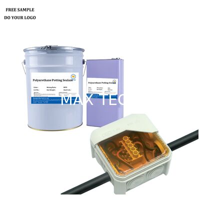 High Thermal Conductivity White PU Potting Adhesive for PCB/LED - Waterproof, Shockproof, Fast Curing Sealant